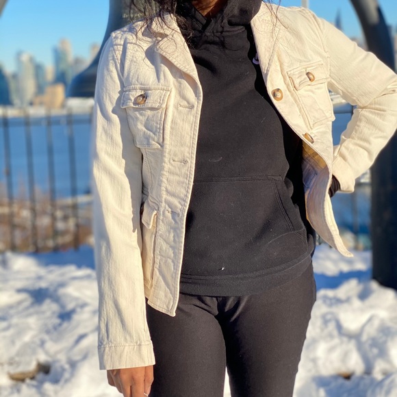 Gap White Jean Jacket Size 8 (m) - Picture 2 of 14